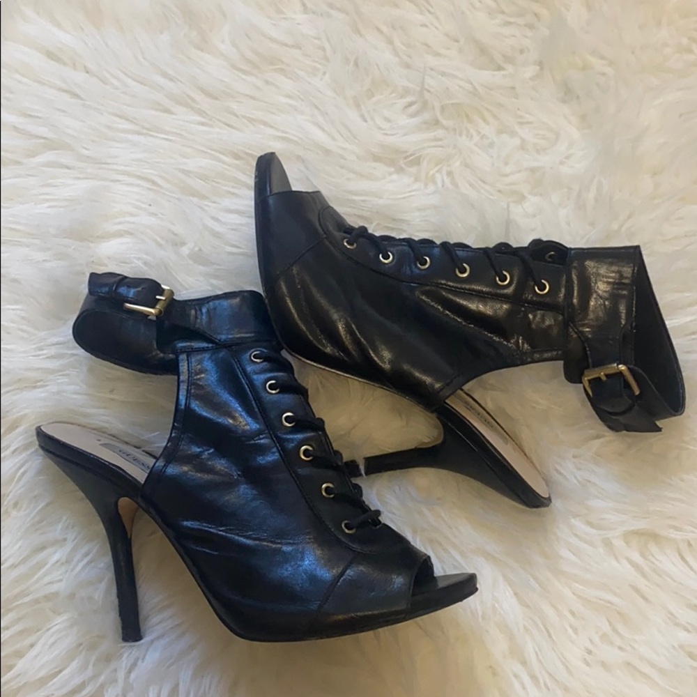 Black guess heels